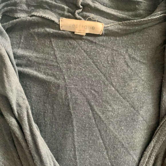 OMBRÉ GREY TO NAVY / BLACK LIGHTWEIGHT SWEATER - Picture 4 of 4